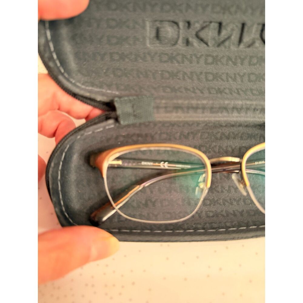 DKNY 5640 1016 Brushed Light Gold Eyeglasses 51-17-140mm